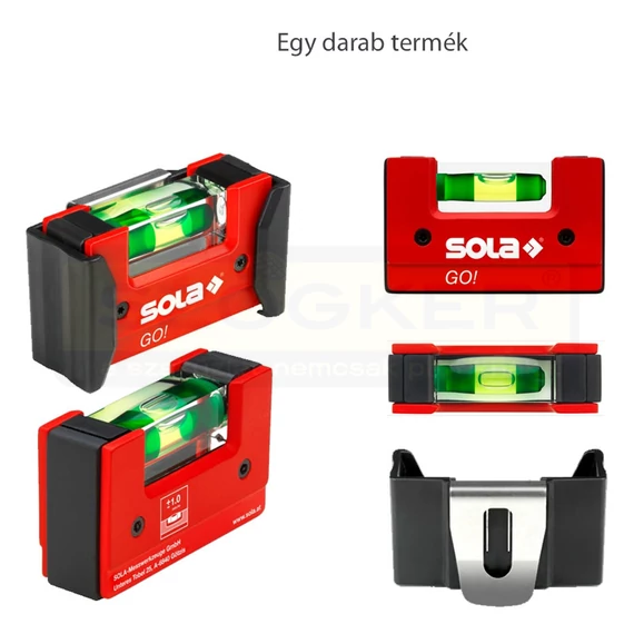 SOLA 01620201 VÍZMÉRTÉK MINI MÁGNES NÉLKÜL GO! CLIP