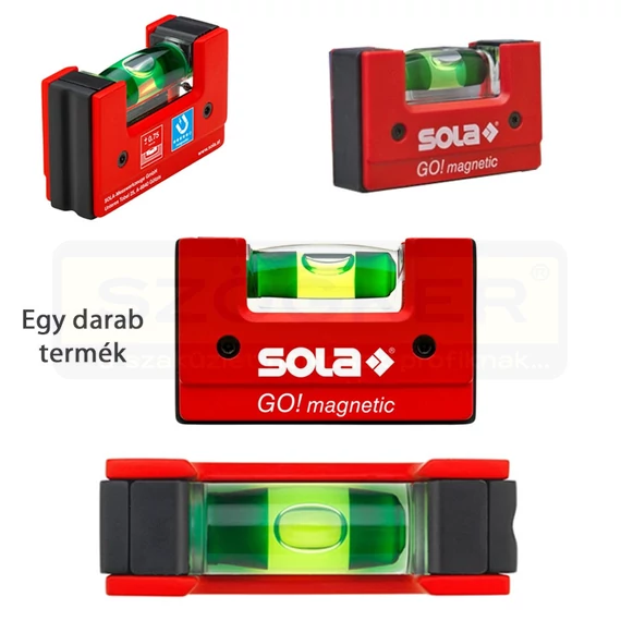 SOLA 01621101 VÍZMÉRTÉK MINI MÁGNESES GO! MAGNETIC