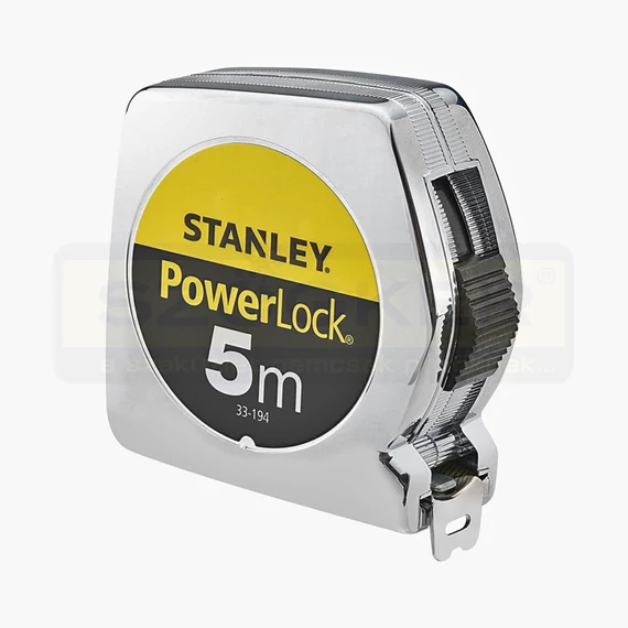STANLEY 033194 MÉRŐSZALAG 05M/19mm POWERLOCK EZÜST/SÁRGA-FEKETE