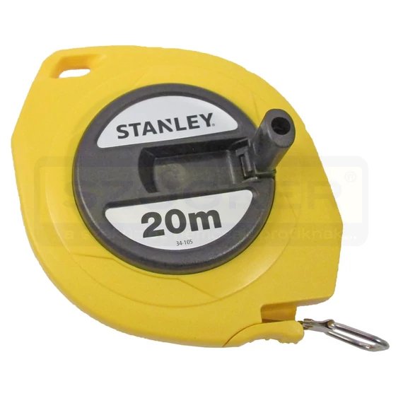 STANLEY 034105 MÉRŐSZALAG 20M/9,5mm FÉM SÁRGA-FEKETE