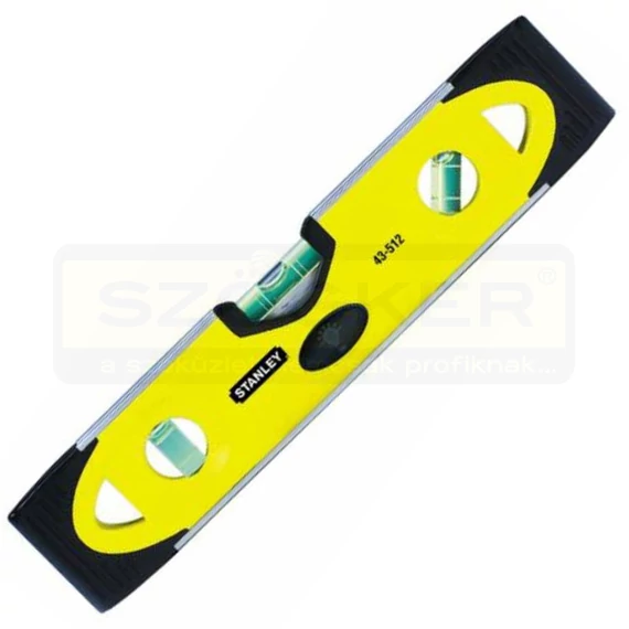 STANLEY 043511 VÍZMÉRTÉK MÁGNESES 25cm V-FORMÁJÚ TALPAL