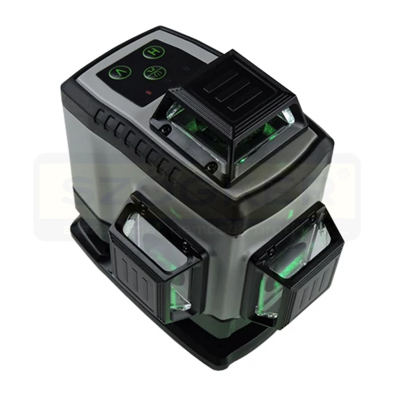 SZINTEZŐLÉZER 20/40m, 0.2 MM ZÖLD LÉZERREL, JELFOGÓ NÉLKÜL! GREEN LINER 4D