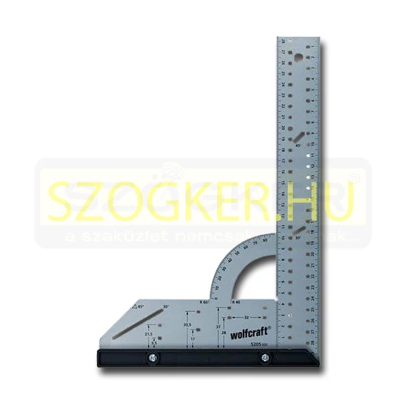 WOLFCRAFT 5206000 SZÖGVONALZÓ 280/500mm UNIVERZÁLIS