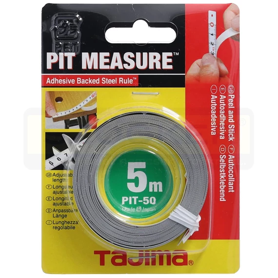 MÉRŐSZALAG 13mm 5MÉTERES ÖNTAPADÓS TAJIMA PIT50