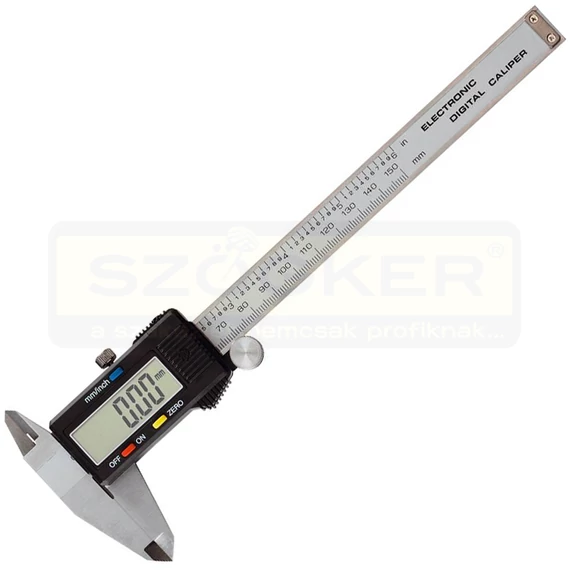 TOLÓMÉRŐ 150/0.01 DIGITÁLIS INOX-CSAVAROS RÖGZÍTÉSSEL KWB 49090690