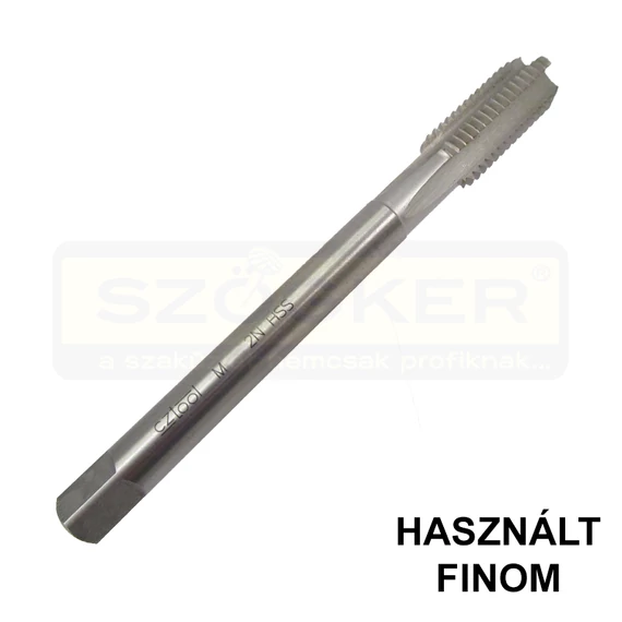 NAREX HASZNÁLT UTOLSÓ DARAB GÉPI MENETFÚRÓ M39*1.5 FINOM EGYENESHORNYÚ HSS