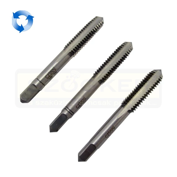 KÉZI MENETFÚRÓ M07 BALOS HSS 3DB-OS KÉSZLET IMPORT 0200LH