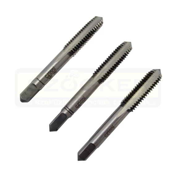 KÉZI MENETFÚRÓ M07 (1,0) HSS 3DB-OS KÉSZLET IMPORT