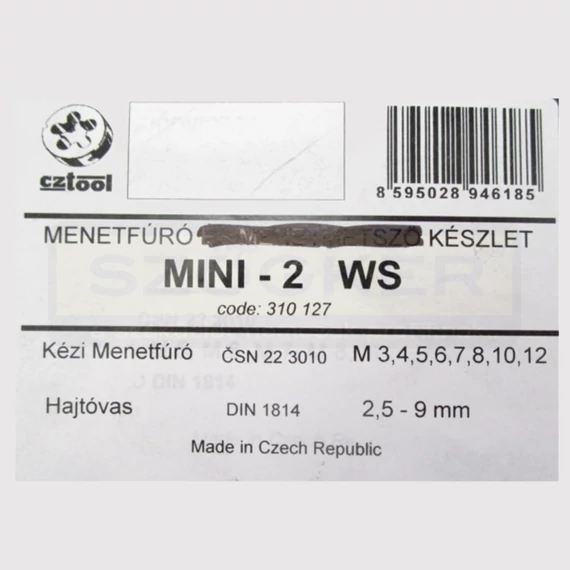 KMF KÉSZLET M03-M12 WS MINI-2 FÓLIA DOBOZOS CZTOOL 310127
