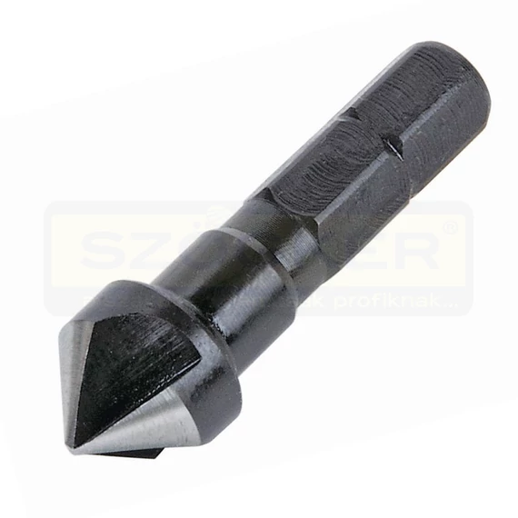 WOLFCRAFT 2581000 KÚPSÜLLYESZTŐ HÁROMÉLŰ D16 DIN 335 90° HSS-G BIT BEFOGÁSÚ