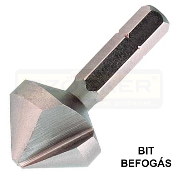 KÚPSÜLLYESZTŐ HÁROMÉLŰ D10.4 DIN 335 90° HSS BIT BEFOGÁSÚ KEILBIT 329000104
