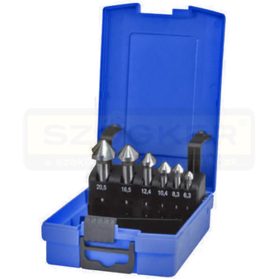 MAKITA P-73592 KÚPSÜLLYESZTŐ KÉSZLET 6DB-OS HÁROMÉLŰ HSS