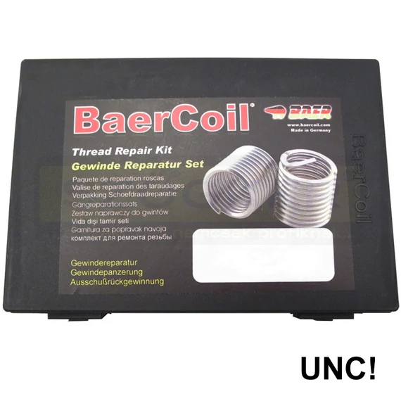 MENETJAVÍTÓ KÉSZLET UNC5/8c*11 10DB BETÉT+2DB SZERSZÁM BAERCOIL B4113