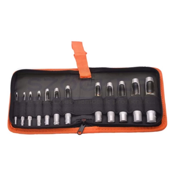BŐRLYUKASZTÓ-KIVÁGÓ KÉSZLET 03-16/12DB-OS HARDEN HD-610848