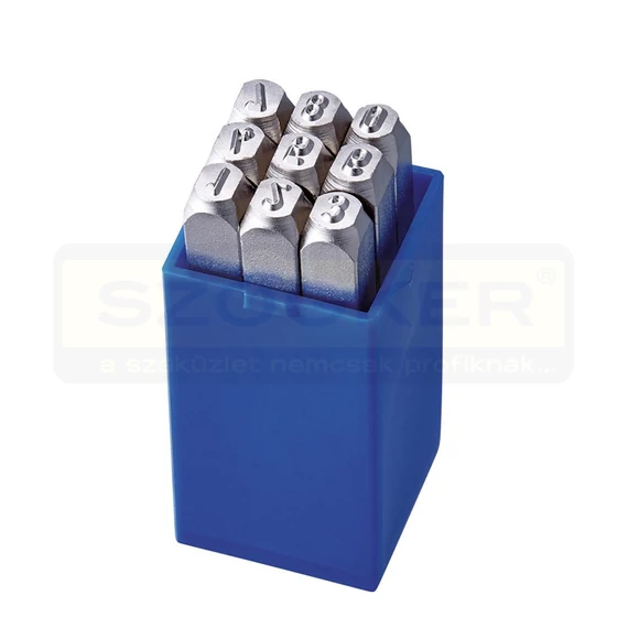SZÁMBEÜTŐ 12mm 9részes TURNUS 330-012