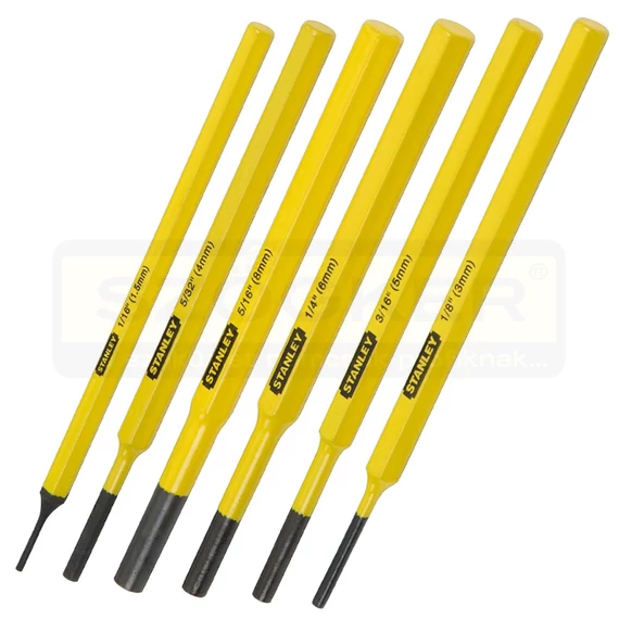 STANLEY 418226 KIÜTŐ SZERSZÁM KÉSZLET 6db-os (1,5-3)