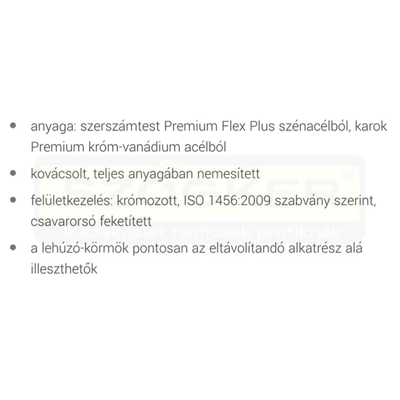 UNIOR 615076 CSAPÁGYLEHÚZÓ 060mm 683/2 KÉTKAROS CSÚSZ. NR.60
