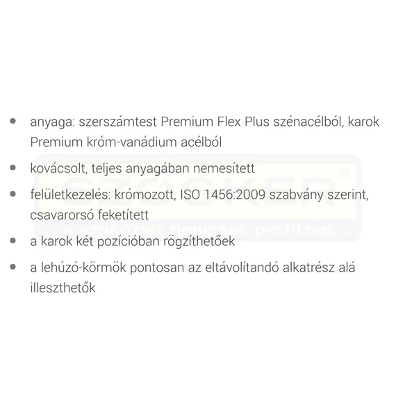 UNIOR 612603 CSAPÁGYLEHUZÓ 90*90mm 680/5 KÉTKAROS NR.0