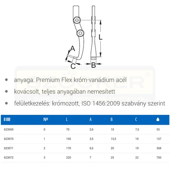 UNIOR 623072 LEHUZÓKAR 680.2/2 680,682-ES LEHÚZÓKHOZ