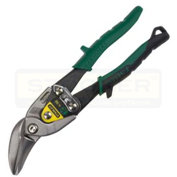 STANLEY 214568 LEMEZOLLÓ JOBBOS HAJLÍTOTT ÁTTÉTELES 1,2mm-es LEMEZIG