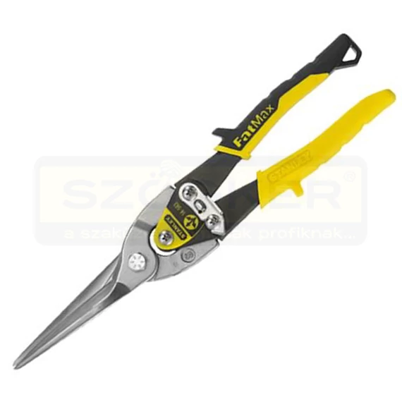 STANLEY 214566 LEMEZOLLÓ 250mm EGYENES ÁTTÉTELES 1,2mm-es LEMEZIG