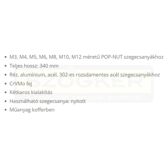 SZEGECSANYAHÚZÓ KÉTKAROS (M03-M12) FORTUM 4770633