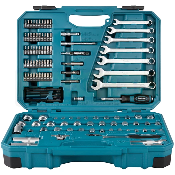 MAKITA E-06616 SZERSZÁMKÉSZLET 120 részes MŰANYAG KOFFERBAN