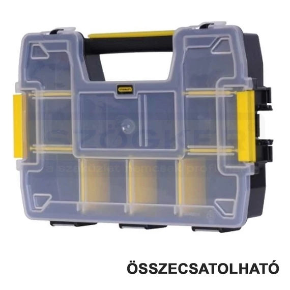 STANLEY STST170720 SZORTIMENTER 290*210*63mm 8 RÉSZES CSAVARTÁROLÓ