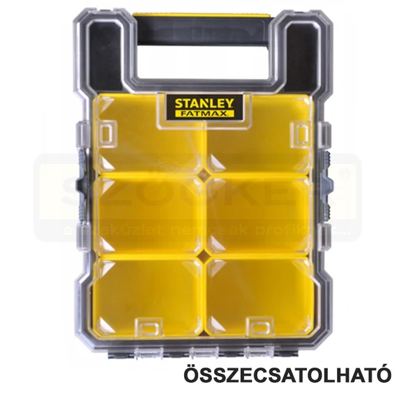 STANLEY FMST172378 SZORTIMENTER 346*260*112mm 8 RÉSZES CSAVARTÁROLÓ VÍZÁLLÓ