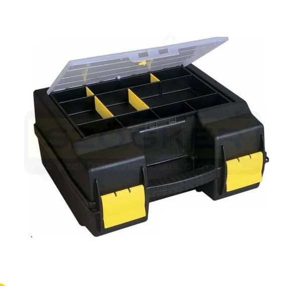 STANLEY 192734 GÉPTÁROLÓ 359*325*136mm 12 RÉSZES CSAVARTÁROLÓ