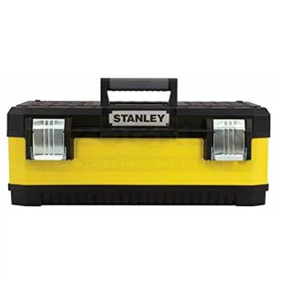 STANLEY 195613 SZERSZÁMOSLÁDA MŰANYAG 23col FÉMCSATOS:CSAVARTÁROLÓS