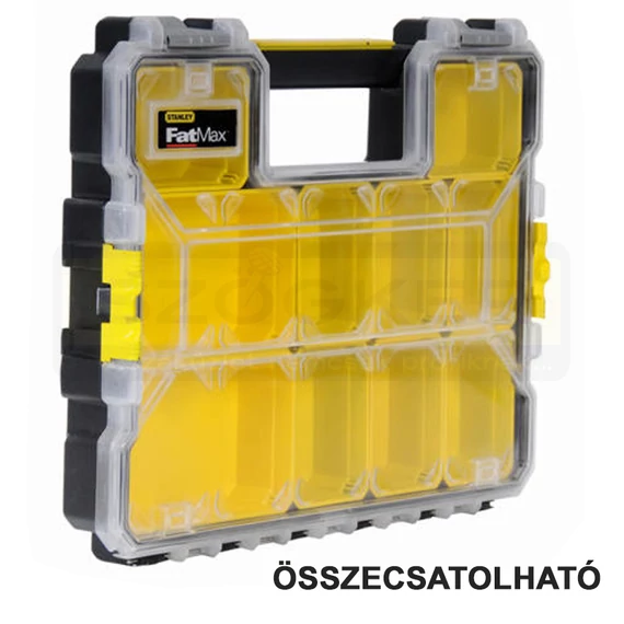 STANLEY 197519 SZORTIMENTER 446*357*74mm 10 RÉSZES CSAVARTÁROLÓ