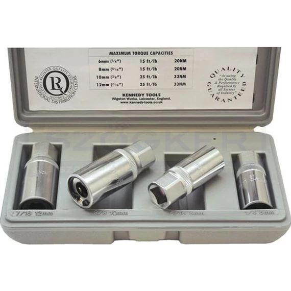 KENNEDY 582-9480K TŐCSAVAR KIHAJTÓ 1/2c KÉSZLET 4DARABOS:6mm,8mm,10mm,12mm