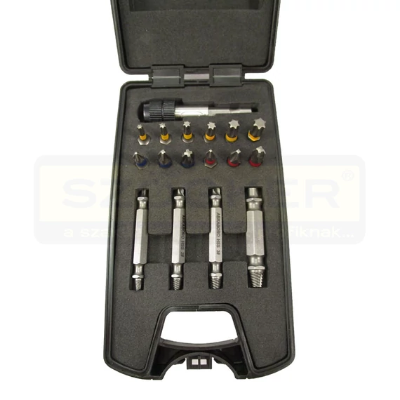TÖRTCSAVAR KIHAJTÓ KLT 17DB-OS 12BIT- 4KIHAJTÓ- 1ADAPTER IMPORT