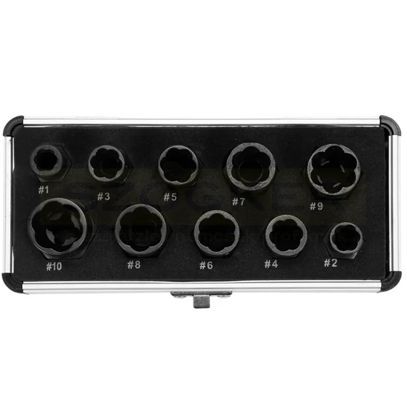 YATO 06031 TÖRTCSAVAR KIHAJTÓ KLT 10DB-OS 3/8col 9-19mm