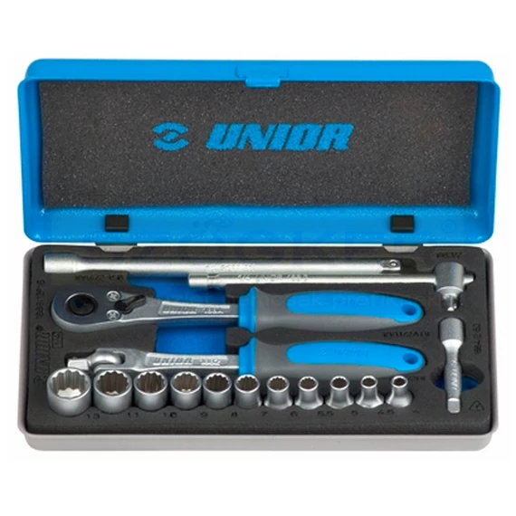 UNIOR 617118 DUGÓKULCS KÉSZLET 1/4col 188BI/16  /04-13/16DB. 12SZÖGŰ