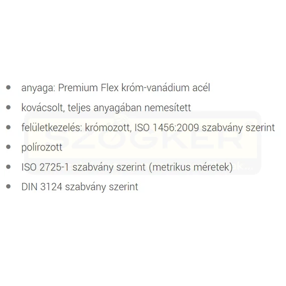 UNIOR 610112 DUGÓKULCS 1/2col 190/1 6p /3/4col 6SZÖGŰ