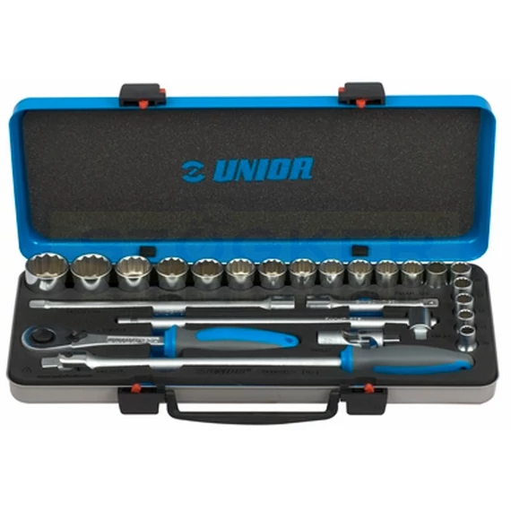 UNIOR 611941 DUGÓKULCS KÉSZLET 1/2col 190BI12P24/10-32/24DB.12SZÖGŰ