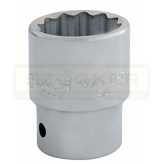 UNIOR 618677 DUGÓKULCS 3/4col 197/1 12p /41 12SZÖGŰ