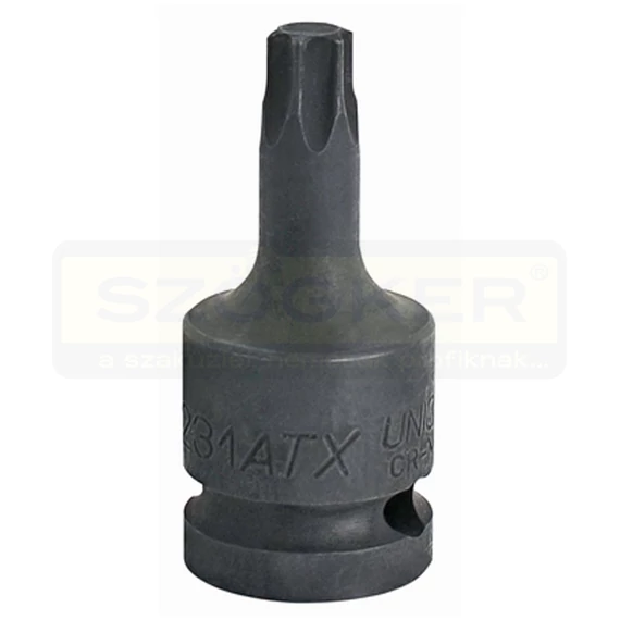 UNIOR 612876 DUGÓKULCS BEHAJTÓHEGY TORX 231/4ATX /45 1/2col LEVEGŐS