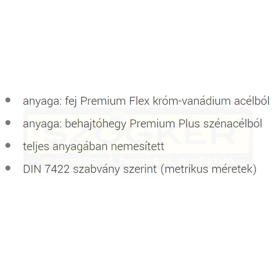 UNIOR 617665 DUGÓKULCS BEHAJTÓHEGY IMBUSZ 236/2HX  3/16col