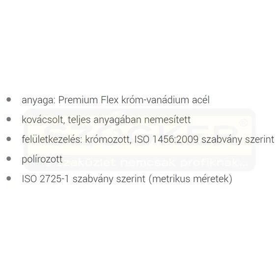 UNIOR 616906 DUGÓKULCS 3/8col 238/1 12p /08 12SZÖGŰ