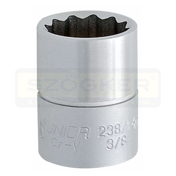 UNIOR 616917 DUGÓKULCS 3/8col 238/1 12p /19 12SZÖGŰ