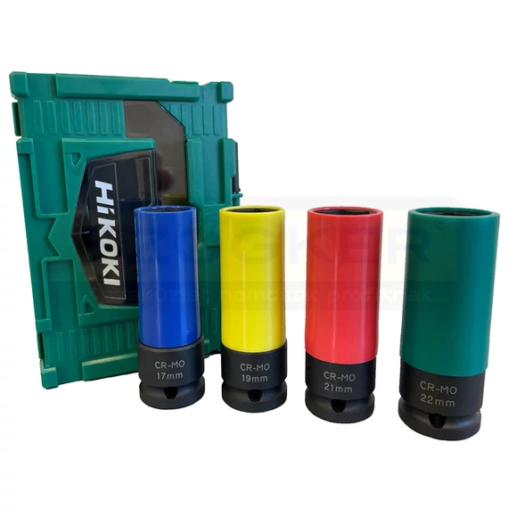 DUGÓKULCS 1/2col GÉPI LEVEGŐS 17/19/21/22mm KÖNNYŰFÉM FELNIH HIKOKI 40030039