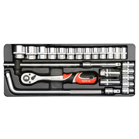 YATO 12671 DUGÓKULCS KÉSZLET 10-32 * 25részes * 1/2col
