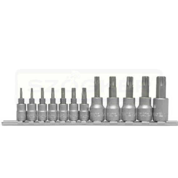 YATO 0431 DUGÓKULCS BEHAJTÓ KÉSZLET TORX 08-55/12részes