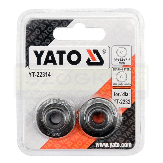 YATO 22314 CSŐVÁGÓ KERÉK 26mm