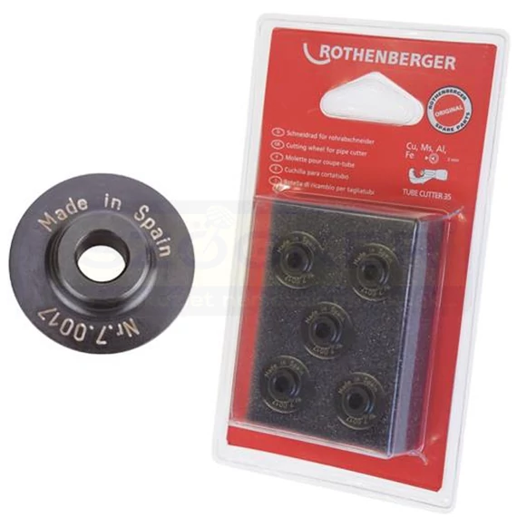 CSŐVÁGÓKERÉK 5DB/CS TUBECUTTER 35-HÖZ Cu-MS-Al-FE ROTHENBERGER 070017D