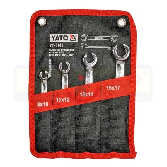 YATO 0143 FÉKCSŐKULCS KÉSZLET NYITOTT 08-17/04DB-OS