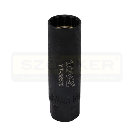 YATO 38510 GYERTYAKULCSFEJ 3/8 14mm 12 SZÖG GÉPI